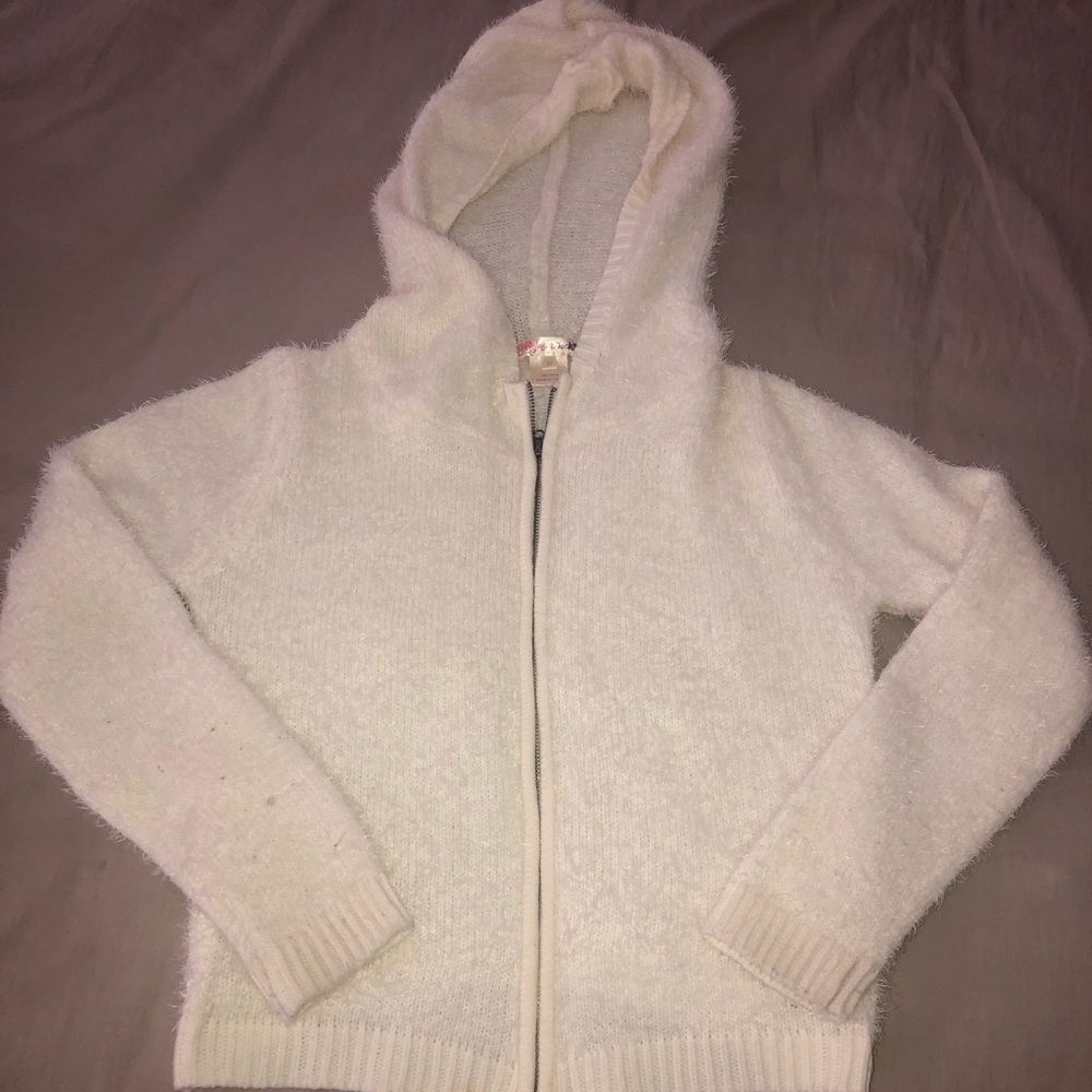 Ragdoll & Rockets zip-up hooded sweater - M